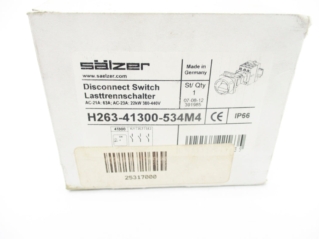 SALZER H263-41300-534M4 (AS PICTURED) NSMP