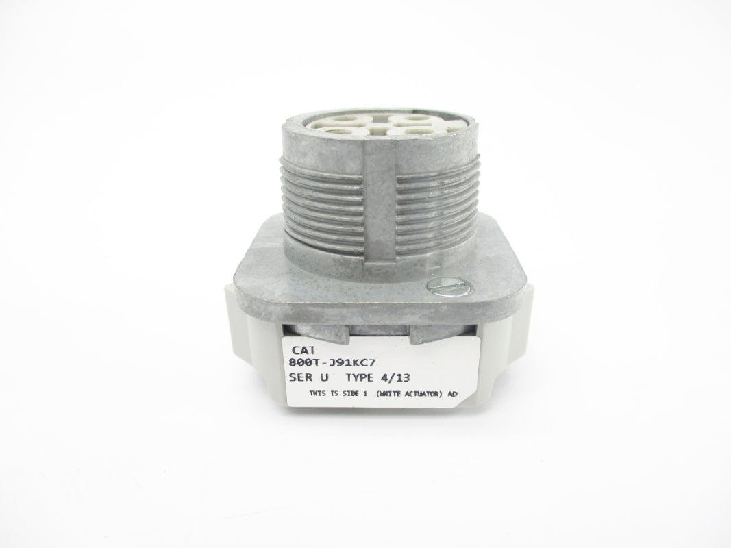 ALLEN BRADLEY 800T-J91KC7 SER. U (AS PICTURED) (WH) NSMP