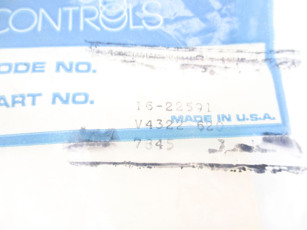 JOHNSON CONTROLS V4322-620 16-22591 NSMP