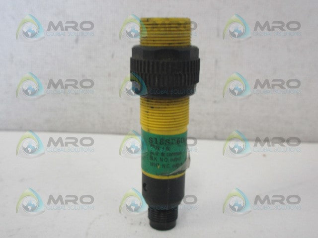 BANNER ENGINEERING S18SP6DLQ PROXIMITY SENSOR (AS PICTURED)  *USED*