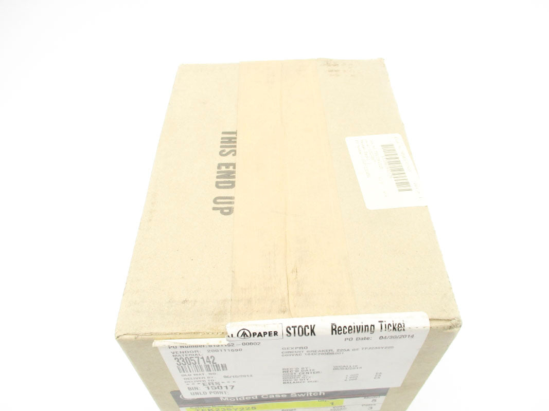 GENERAL ELECTRIC TFK236Y225 225A 600VAC NSFS