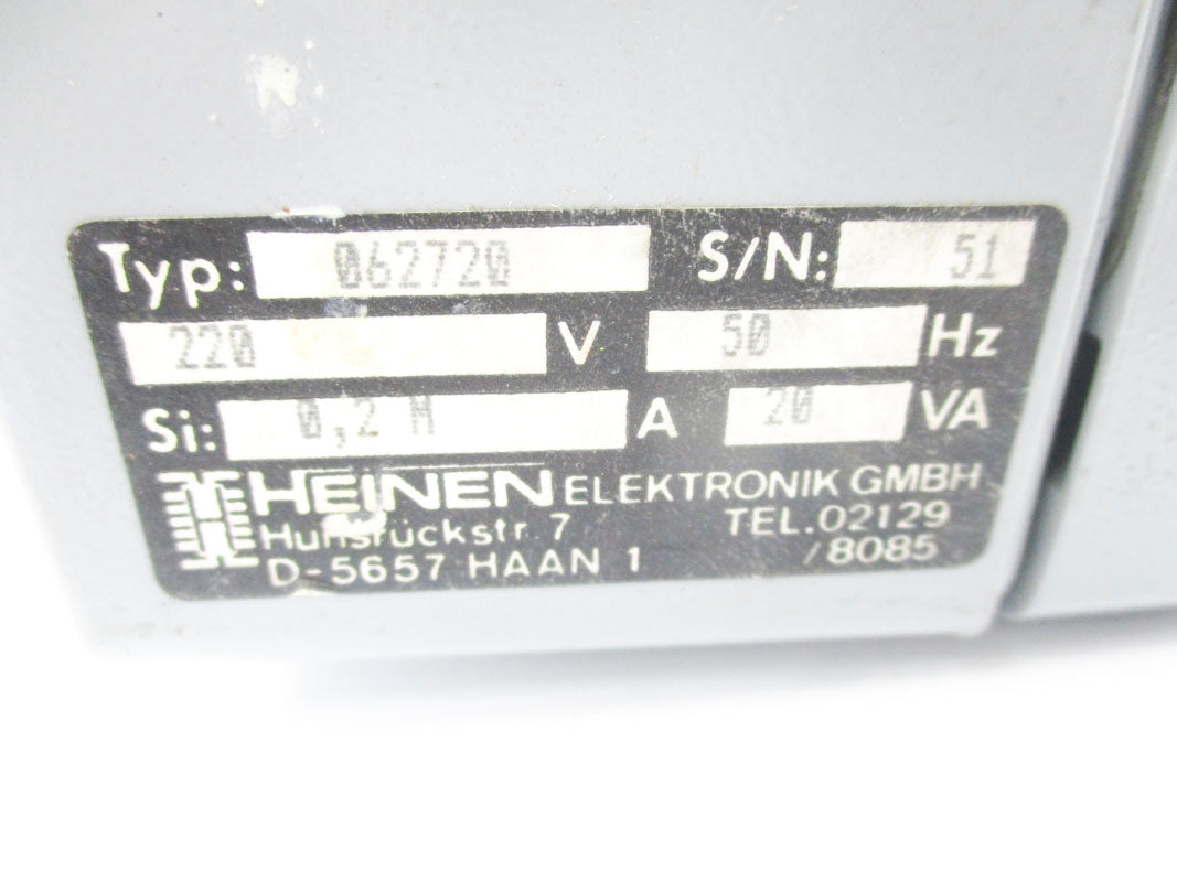 HEINEN ELEKTRONIK 062720 OB12 UNMP