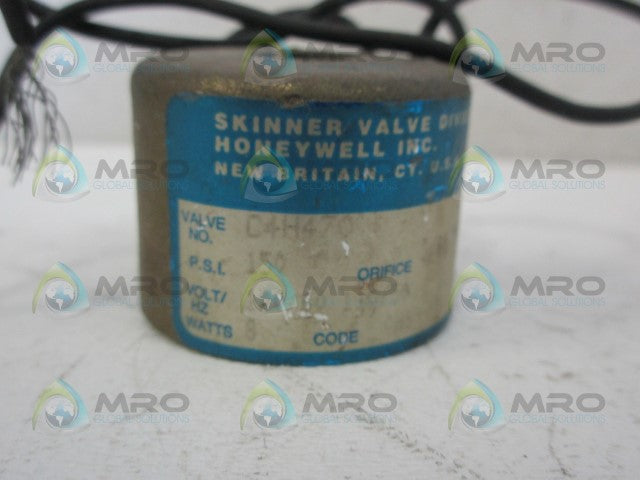 SKINNER C4H470 SOLENOID VALVE *USED*