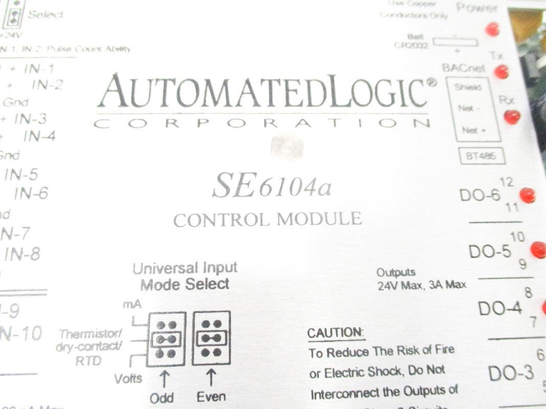 AUTOMATED LOGIC SE6104A NSNP
