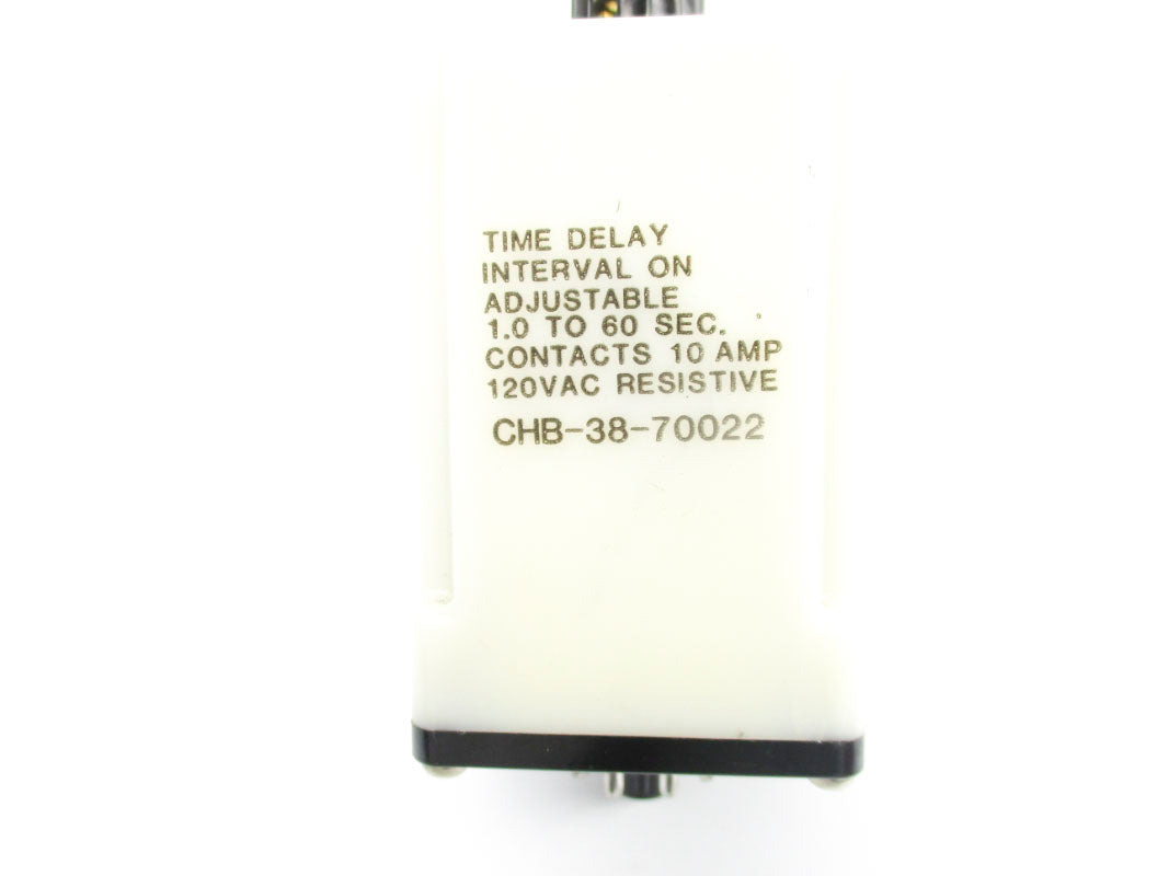 POTTER&BRUMFIELD CHB-38-70022 120VAC 10A 1.0-60S UNMP