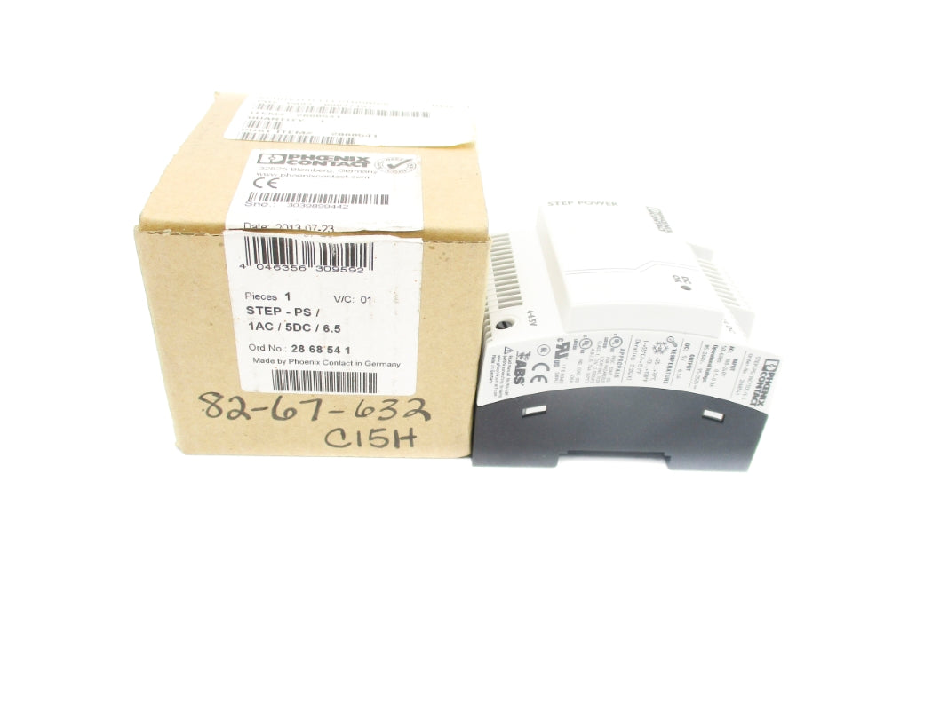 PHOENIX CONTACT STEP-PS/1AC/5DC/6.5 2868541 100-240VAC 6.5A NSMP