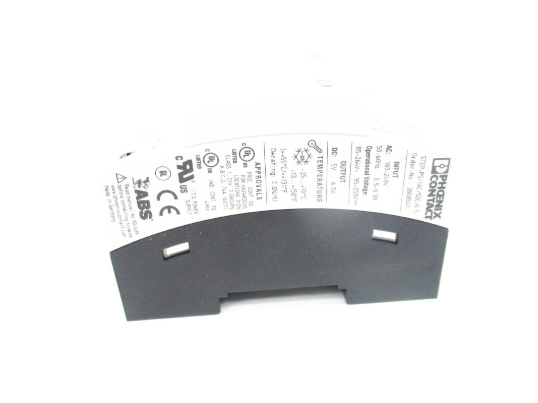 PHOENIX CONTACT STEP-PS/1AC/5DC/6.5 2868541 100-240VAC 6.5A NSMP