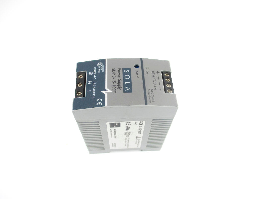 SOLA SDP3-15-100T 115/230VAC 1.1/0.7A NSNP