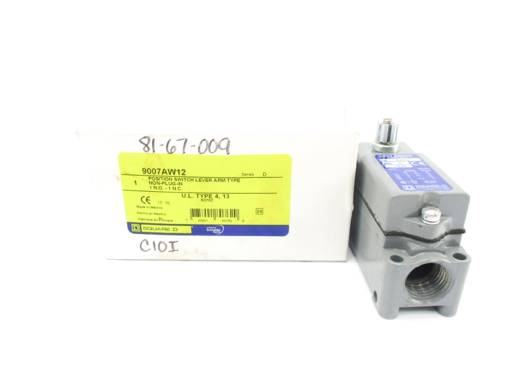 SQUARE D 9007AW12 SER. D 600V 8A NSMP