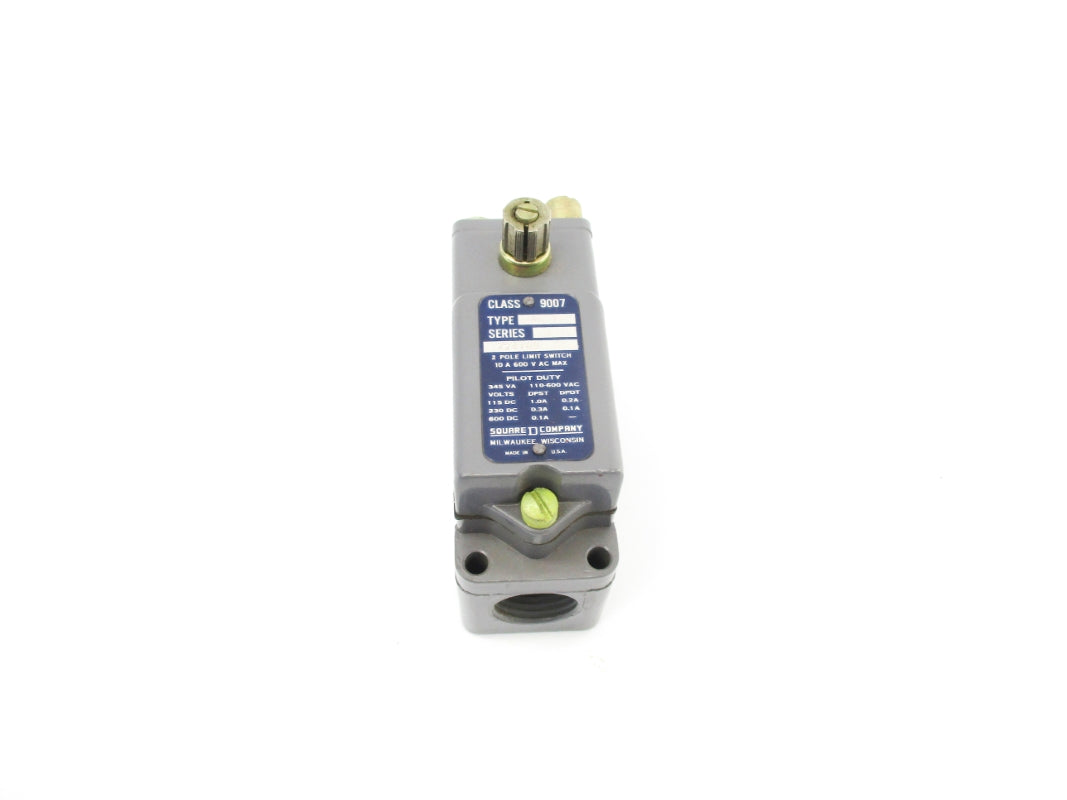 SQUARE D 9007AW18 SER. B 600VAC 10A NSNP