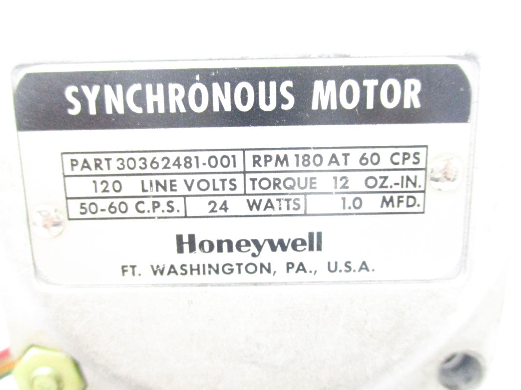 HONEYWELL 30362481-001 120V UNMP