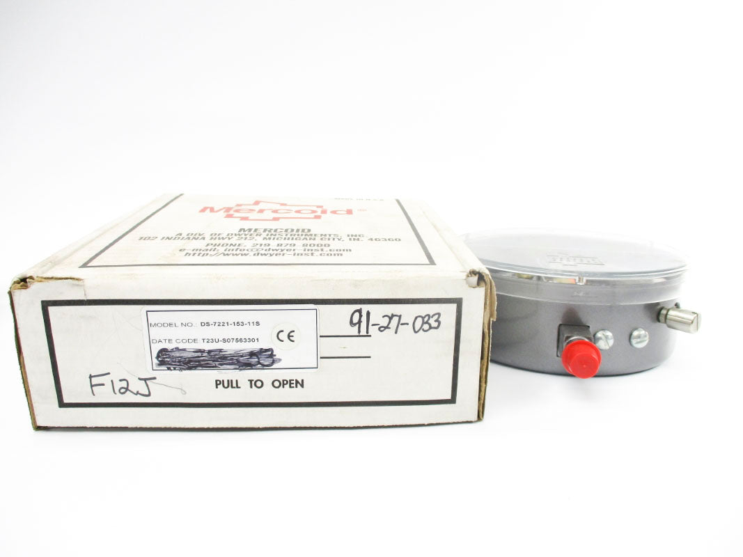 MERCOID DS-7221-153-11S 277VAC 15A 1000PSIG NSMP