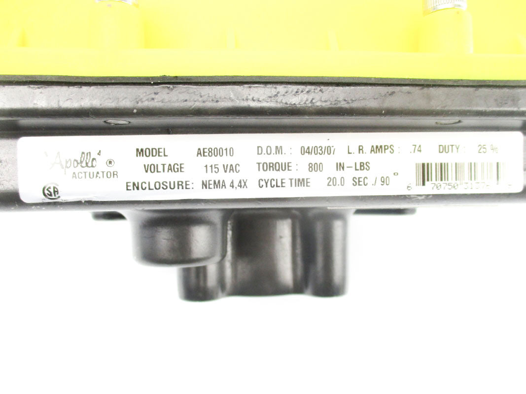 APOLLO AE80010 115VAC 20.0S .74A NSNP