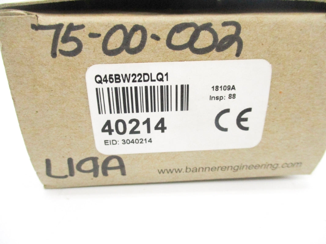 BANNER ENGINEERING Q45BW22DLQ1 40214 90-250VAC NSMP