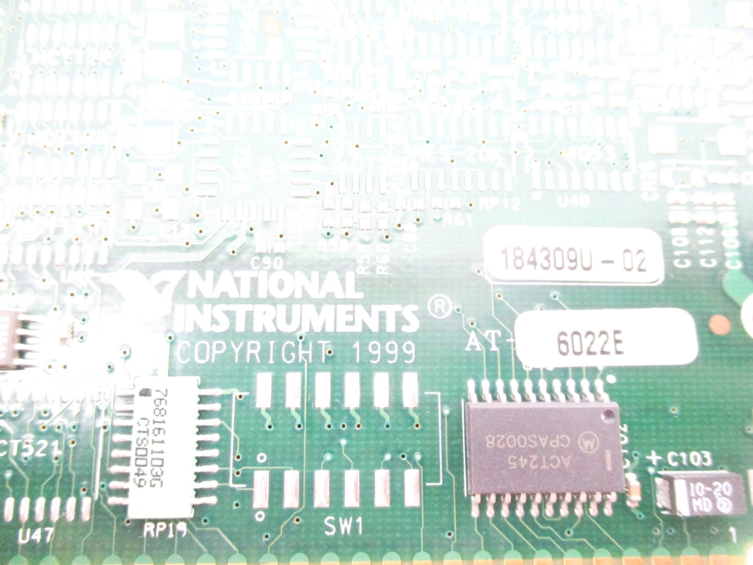 NATIONAL INSTRUMENTS 184309U-02 UNMP