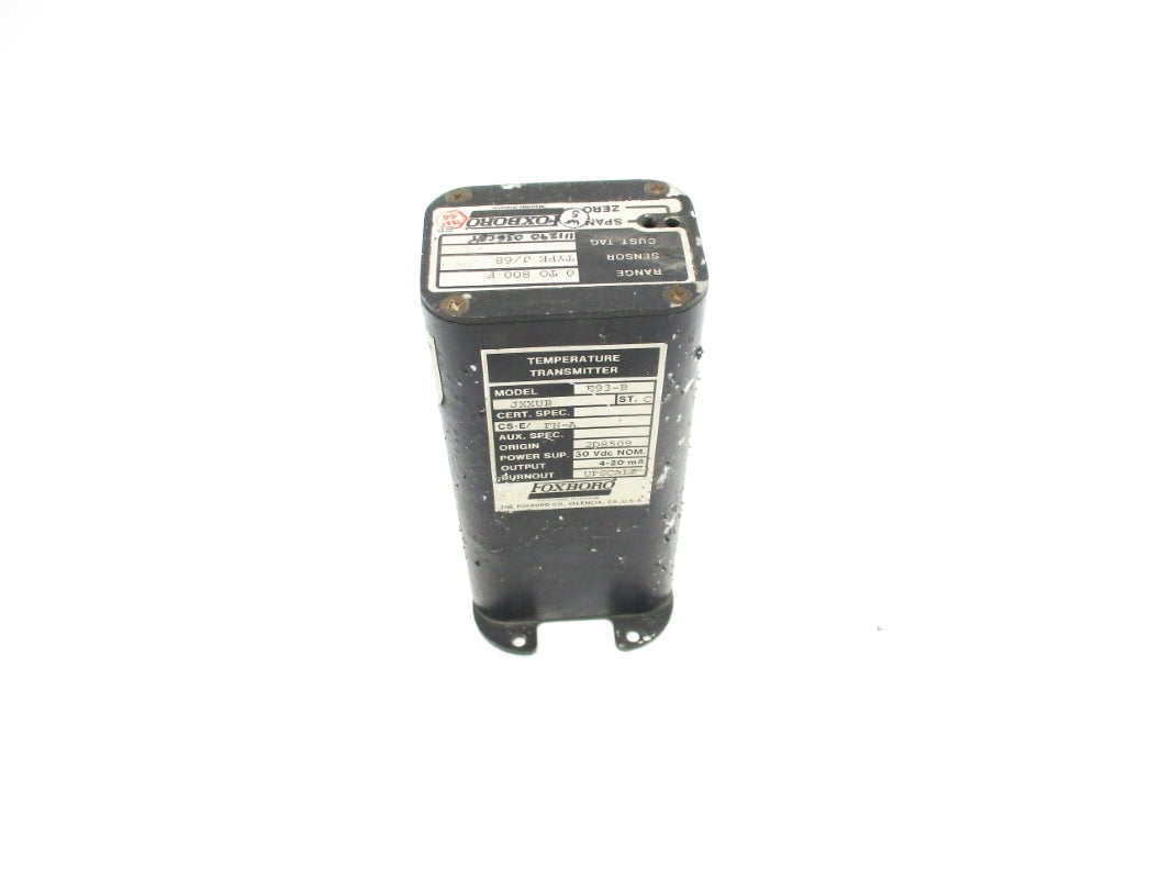 FOXBORO E93-B 30VDC 800'F UNMP
