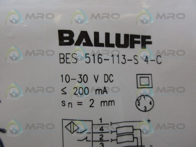 BALLUFF BES516-113-S-4-C PROXIMITY SWITCH * NEW IN FACTORY BAG *