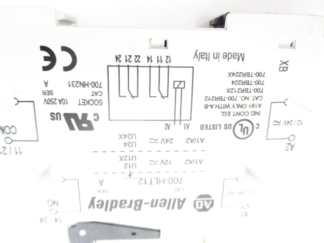 ALLEN BRADLEY 700-HLT12 SER. A 24VDC 10A NSNP