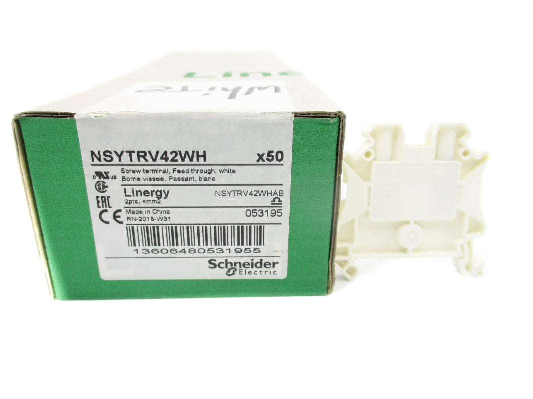 SCHNEIDER ELECTRIC NSYTRV42WH 1000V 12A (PKG OF 50) NSMP
