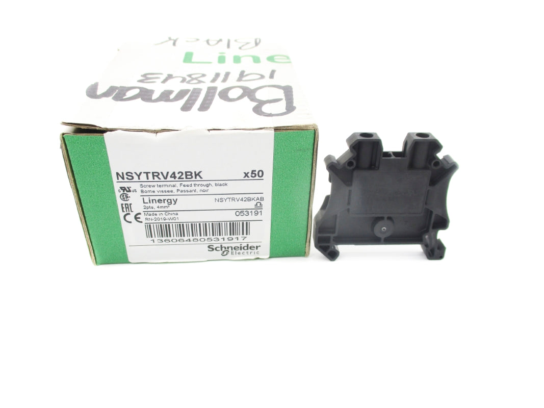 SCHNEIDER ELECTRIC NSYTRV42BK 1000V 12A (PKG OF 50) NSMP