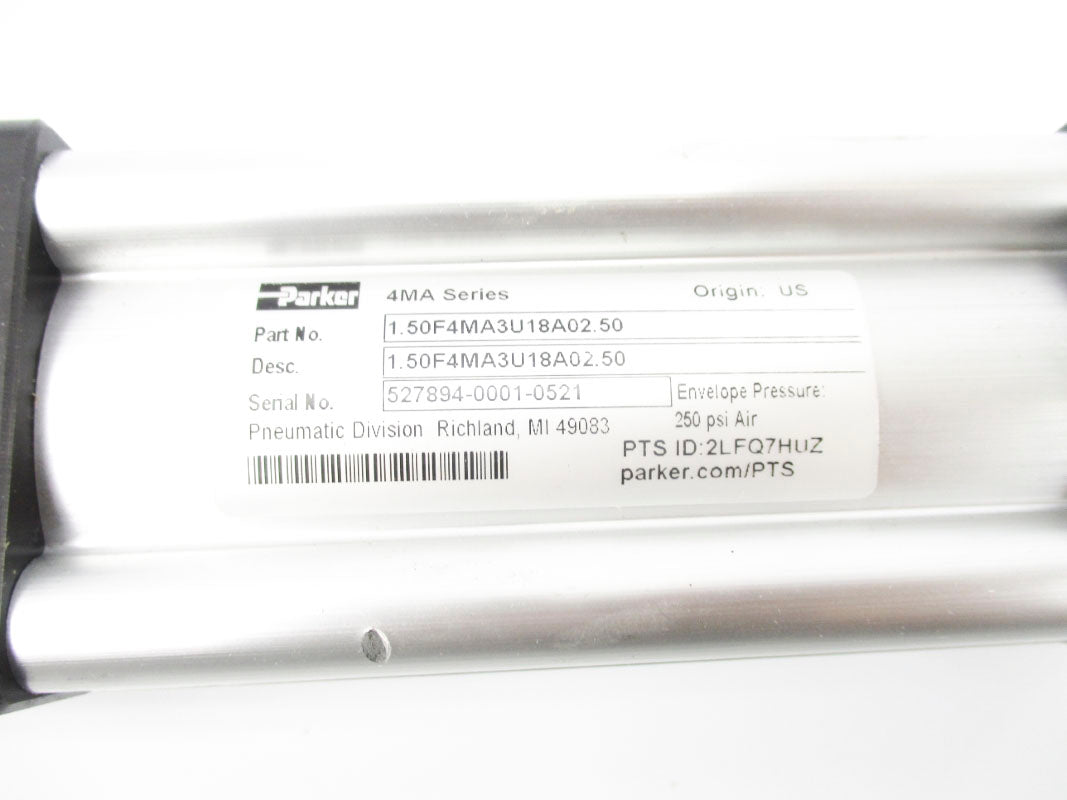 PARKER 1.50F4MA3U18A02.50 250PSI NSNP