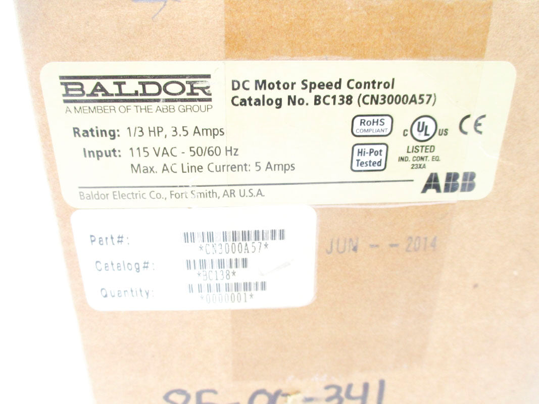 ABB BC138 CN3000A57 115VAC 3.5A NSMP