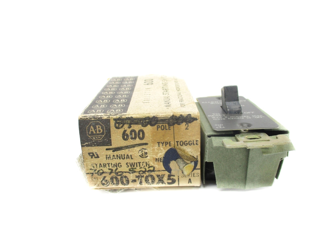 ALLEN BRADLEY 600-TOX5 SER. A (BK/WH) NSMP