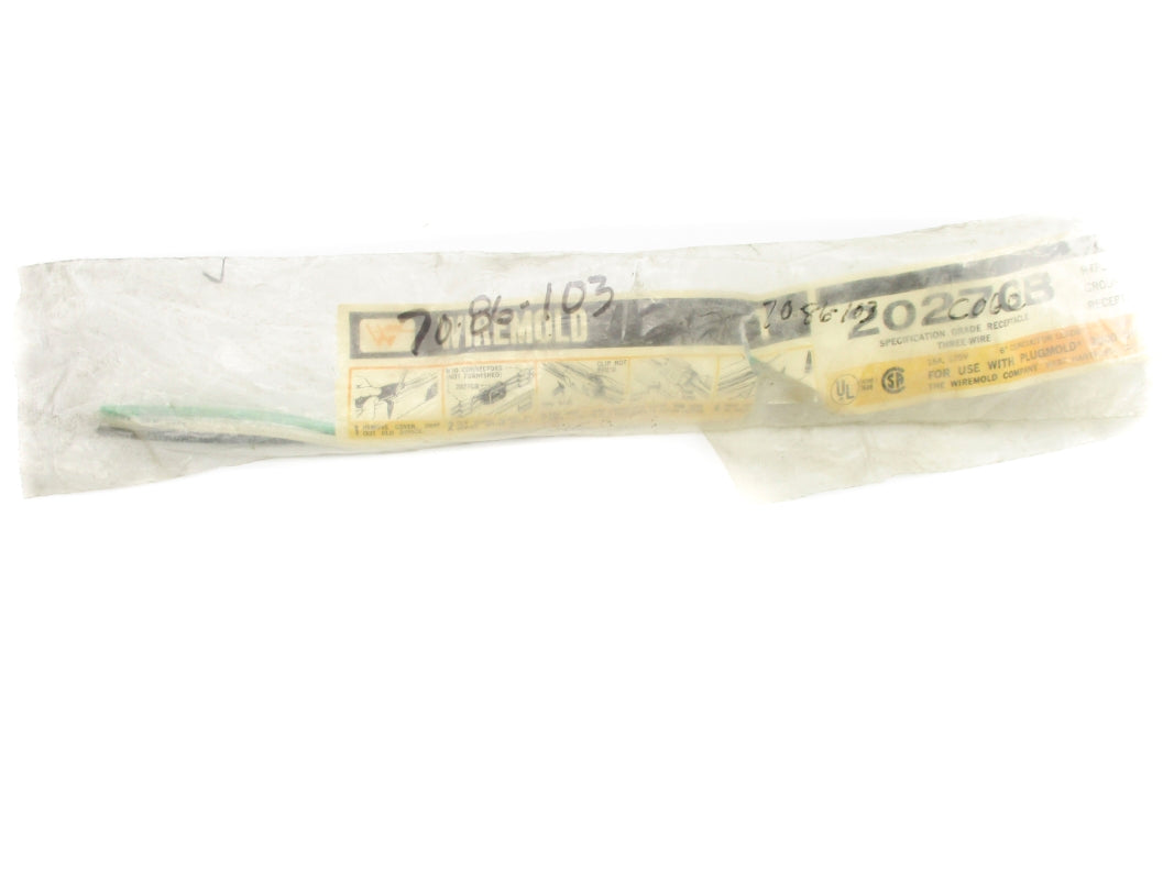 WIREMOLD 2027GB 125V 15A NSMP