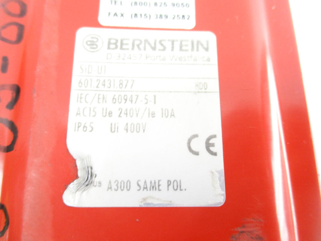 BERNSTEIN SID-U1 601.2431.877 400V 10A UNMP