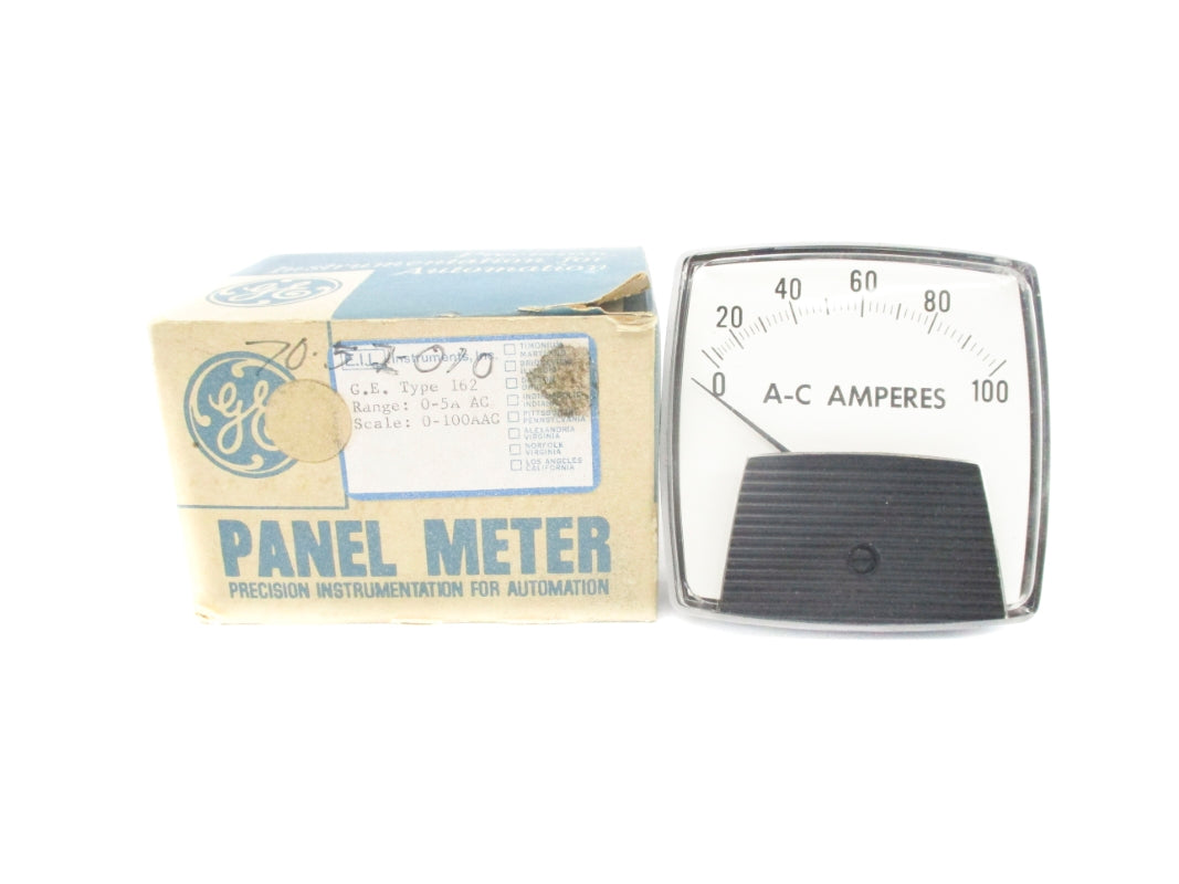 GENERAL ELECTRIC 162 0-5A 0-100AC NSMP