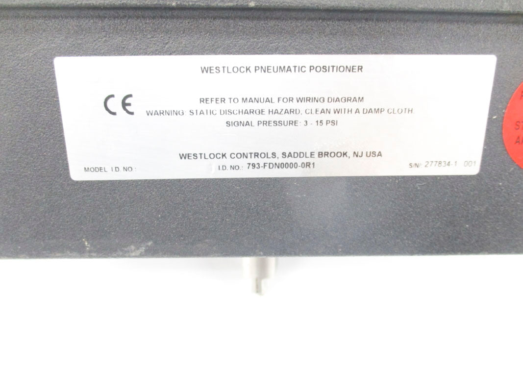 WESTLOCK 793-FDN0000-0R1 3-15PSI NSNP