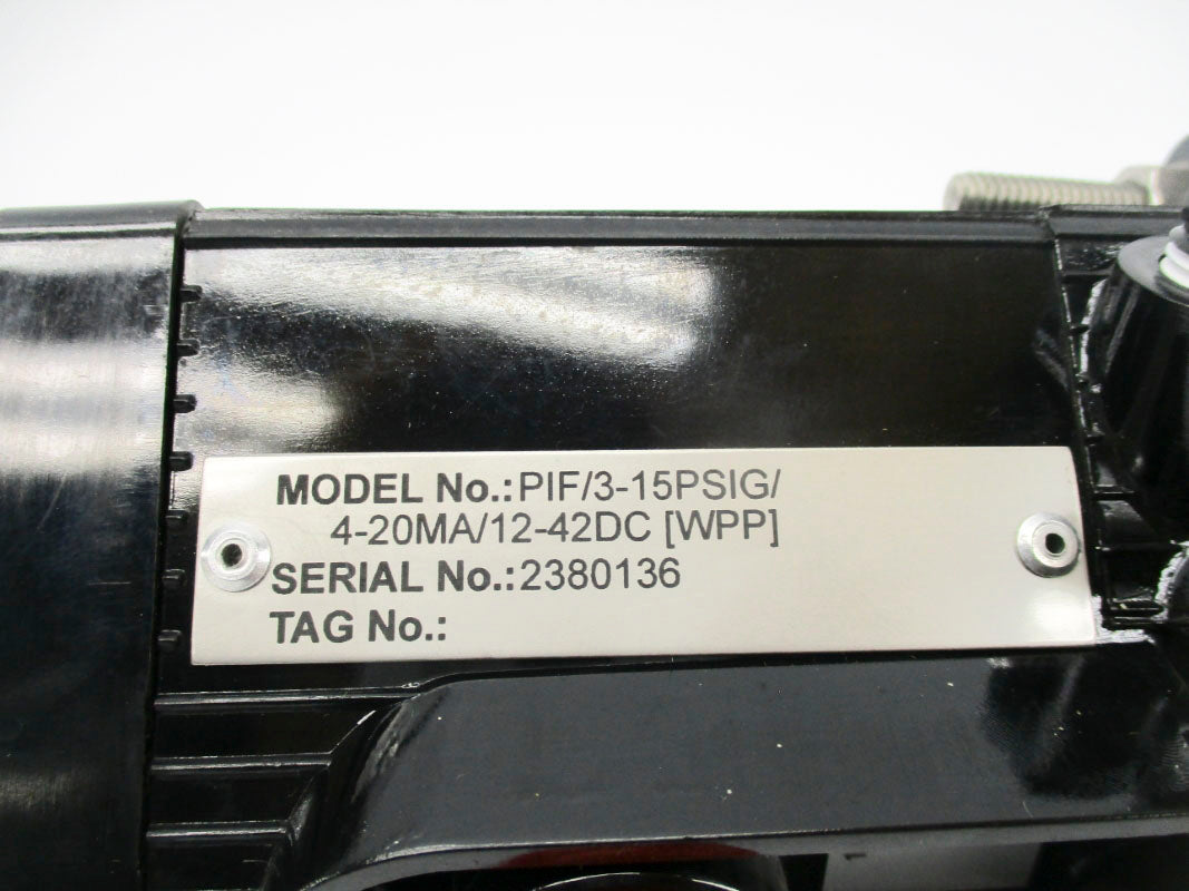 MOORE INDUSTRIES PIF/3-15PSIG/4-20MA/12-42DC-WPP NSNP