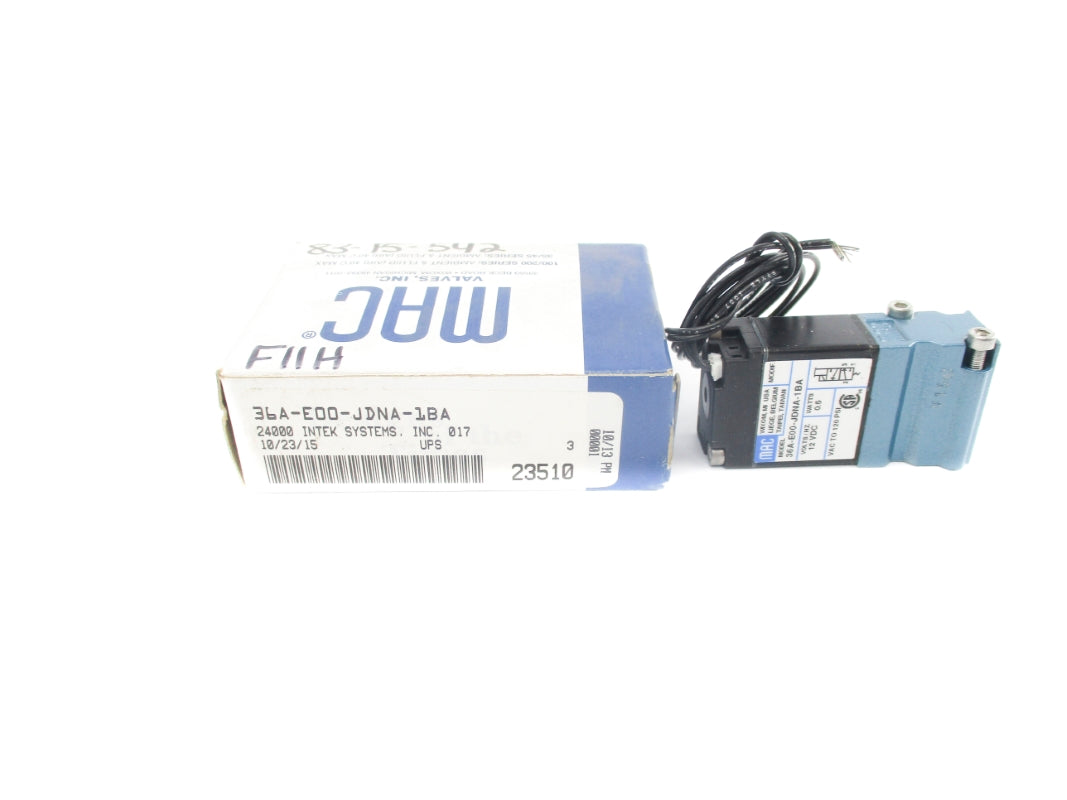 MAC 36A-E00-JDNA-1BA 12VDC 120PSI NSMP