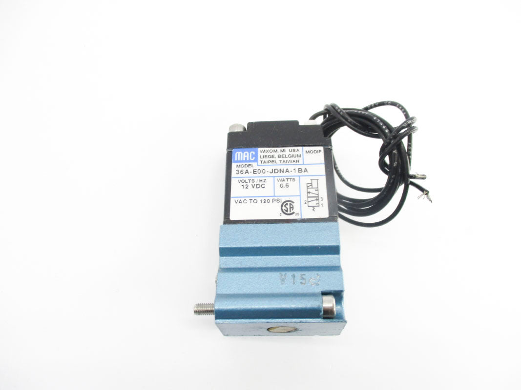 MAC 36A-E00-JDNA-1BA 12VDC 120PSI NSMP