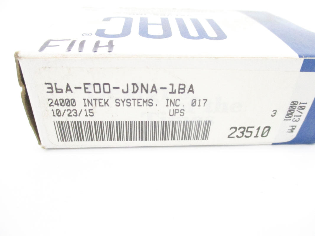 MAC 36A-E00-JDNA-1BA 12VDC 120PSI NSMP