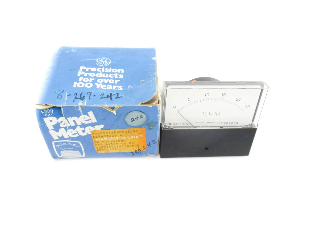 GENERAL ELECTRIC 50-255300DRDR1JBT 0-25RPM NSMP