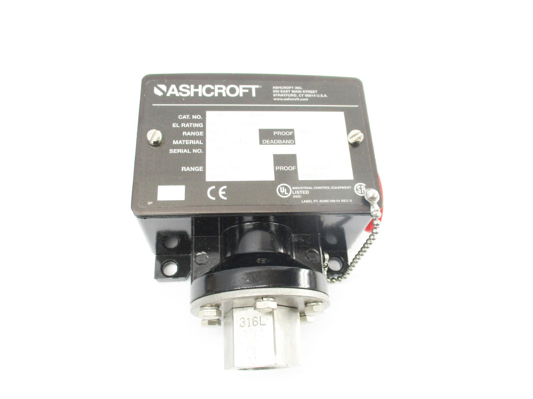 ASHCROFT B420SXCHFSNH07 250VAC 15A 60PSI NSMP