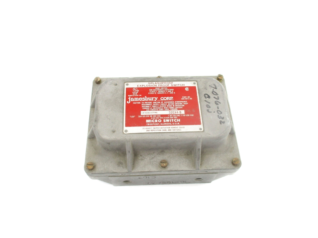 JAMESBURY 32EX4-B 480VAC 20A UNMP