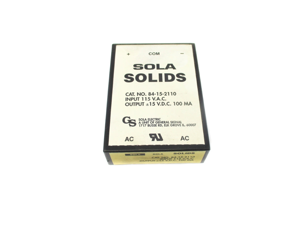 SOLA 84-15-2110 115VAC UNMP