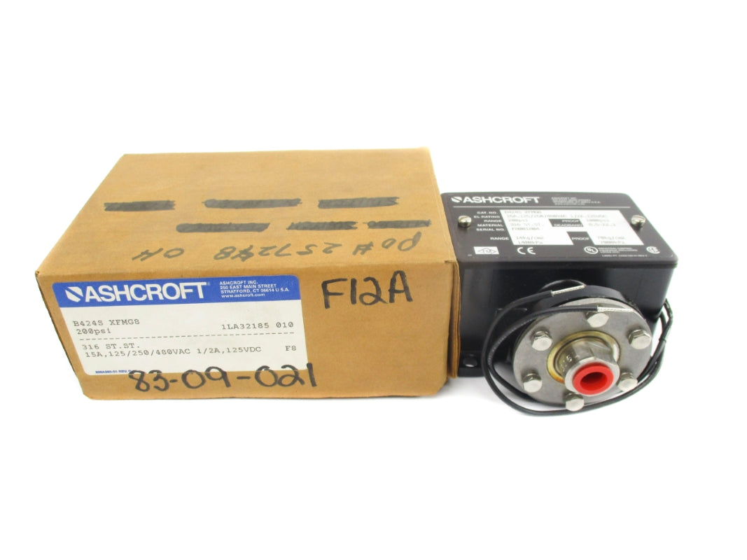 ASHCROFT B424SXFMGS 480VAC 15A 200PSI NSMP