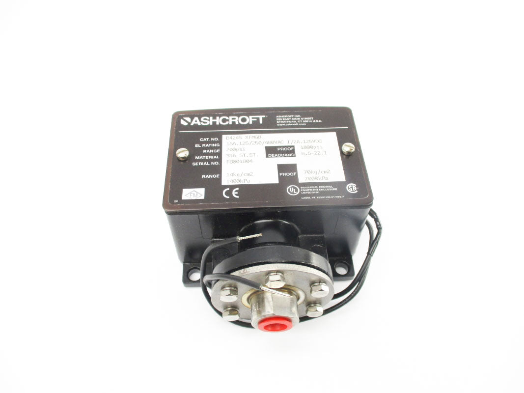 ASHCROFT B424SXFMGS 480VAC 15A 200PSI NSMP