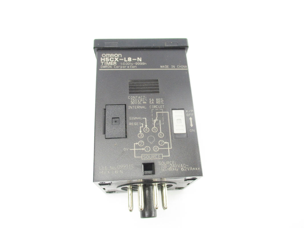 OMRON H5CX-L8-N 100-240VAC 5A 0.001S-9999H NSNP