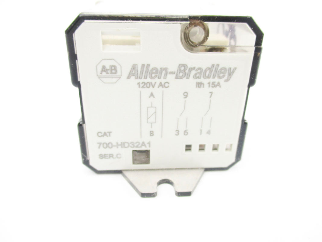 ALLEN BRADLEY 700-HD32A1 SER. C 120VAC 15A UNMP