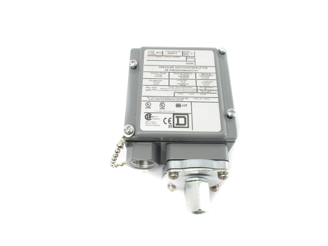 SQUARE D 9012GAW2 SER. C 1-40PSI NSNP