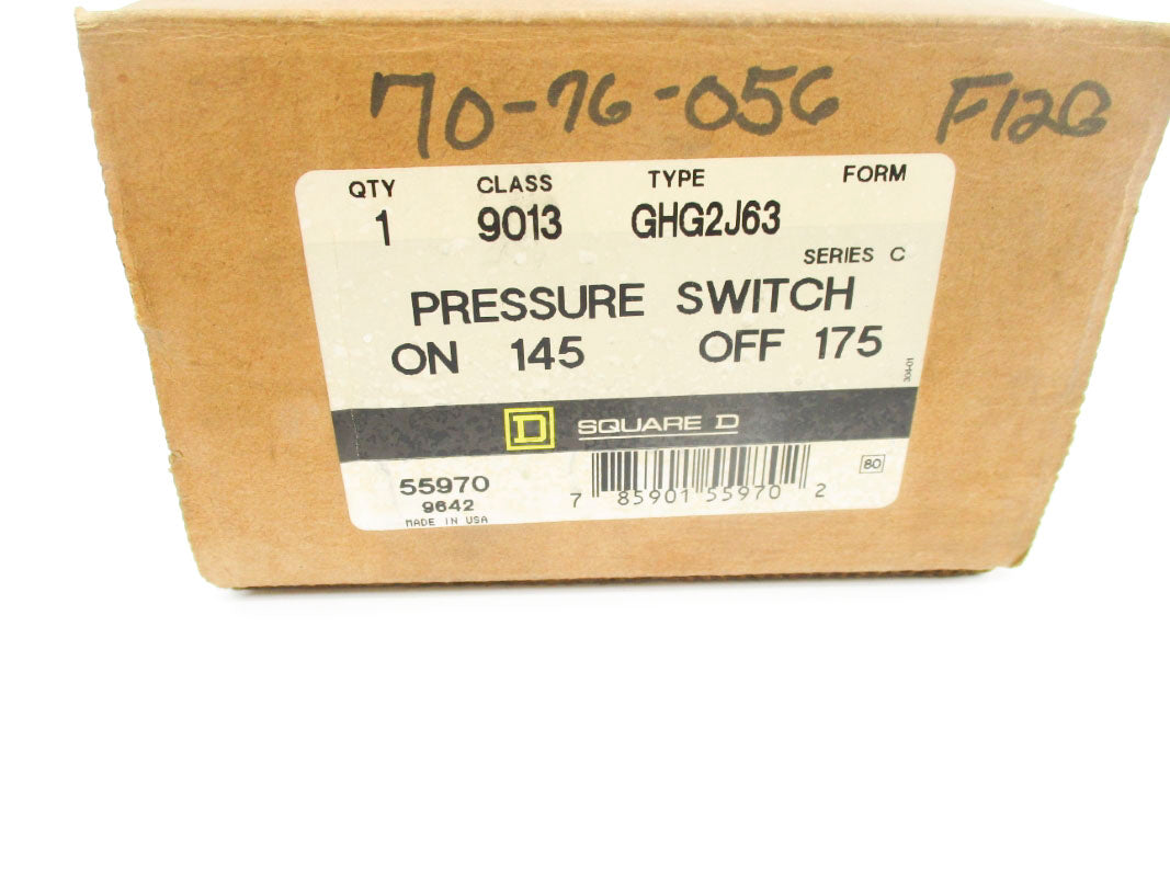SQUARE D 9013GHG2J63 SER. C 575V 145/175PSI NSMP