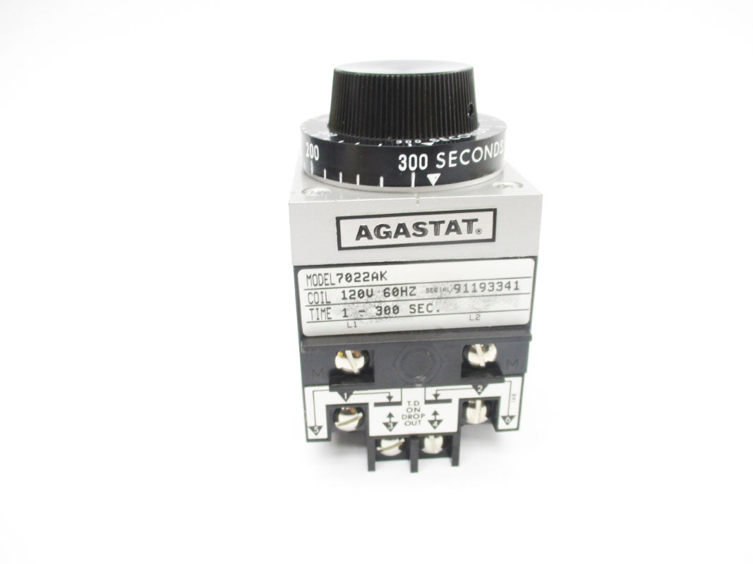 AGASTAT 7022AK 120V 15A 1-300SEC NSMP