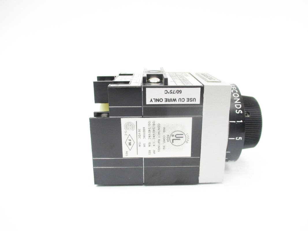 AGASTAT 7022AK 120V 15A 1-300SEC NSMP