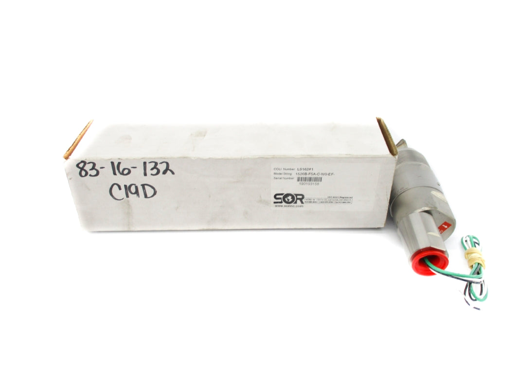 SOR 1520B-F5A-C-W9-EF 110VAC 0.9A 5000PSI 400'F NSMP