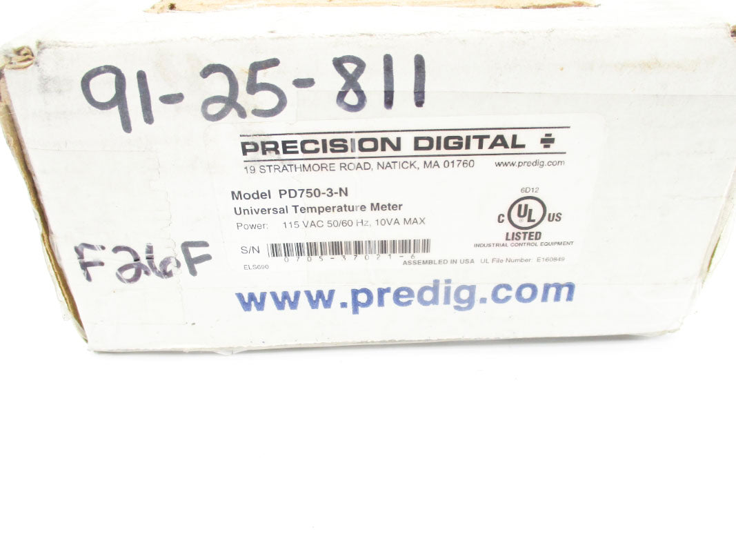 PRESISION DIGITAL PD750-3-N 115VAC 2A NSMP