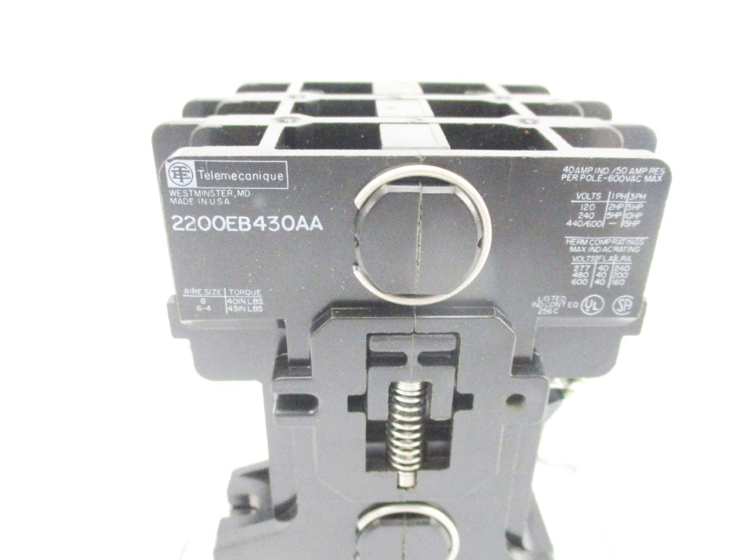 TELEMECANIQUE 2200EB430AA 110-120V 50A NSNP